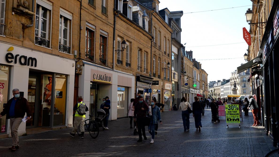 La fr quentation du centre ville de Charleville M zi res semble